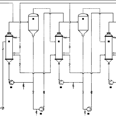 多效強(qiáng)制循環(huán)蒸發(fā)器